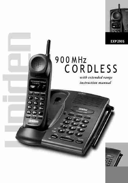 Uniden Cordless Telephone EXP2905-page_pdf